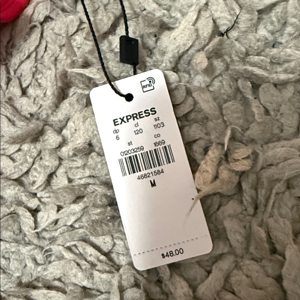 Express Vibrant Pink and Orange Bra - Picture 2 of 8